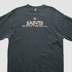 New Orleans Saints 2010s T-Shirt Black Vintage