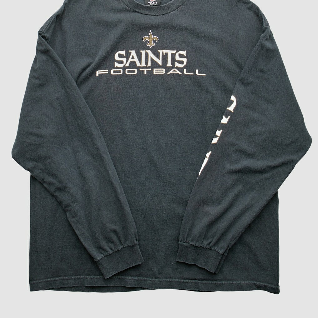 New Orleans Saints 2010s T-Shirt Black Vintage