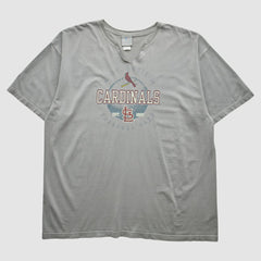 St. Louis Cardinals 2000s T-Shirt - Gray - 2XL by Fanatics Real Vintage T-shirts