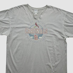 St. Louis Cardinals 2000s T-Shirt - Gray - 2XL by Fanatics Real Vintage T-shirts