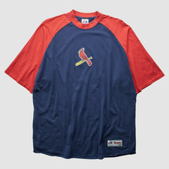 St. Louis Cardinals Majestic 2000s T-Shirt - Navy - 2XL by Fanatics Real Vintage T-shirts