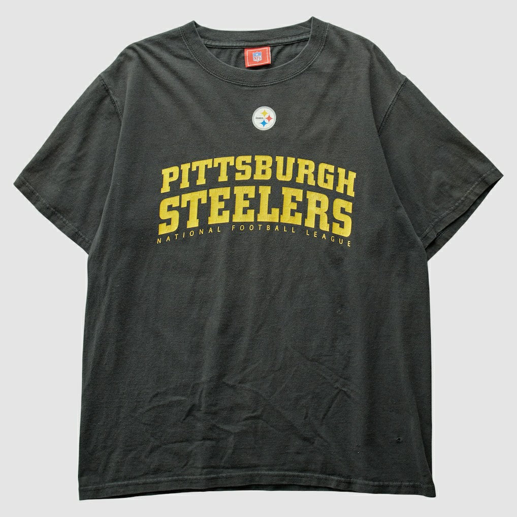 Pittsburgh Steelers NFL 2000s T-Shirt Black Vintage