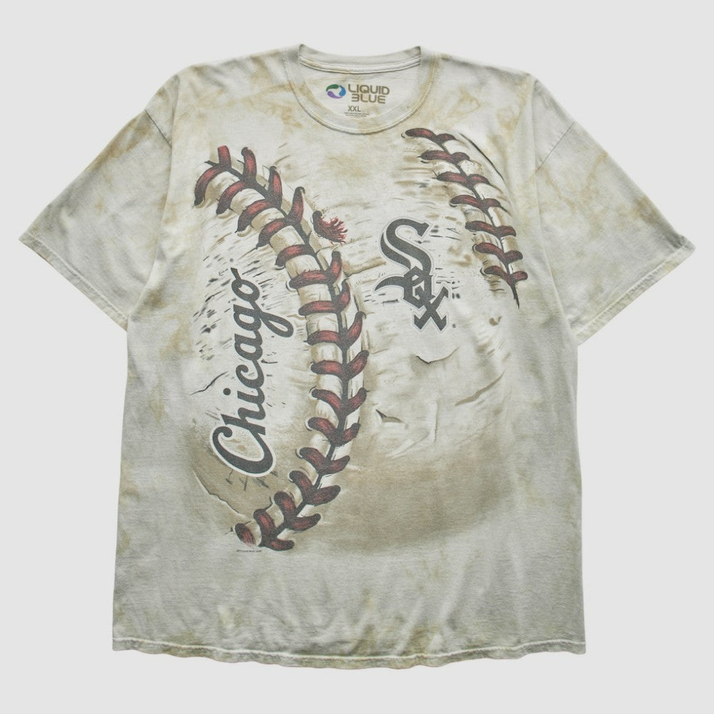 Chicago White Sox Liquid Blue 2014 T-Shirt - Beige - 2XL by Fanatics Real Vintage T-shirts
