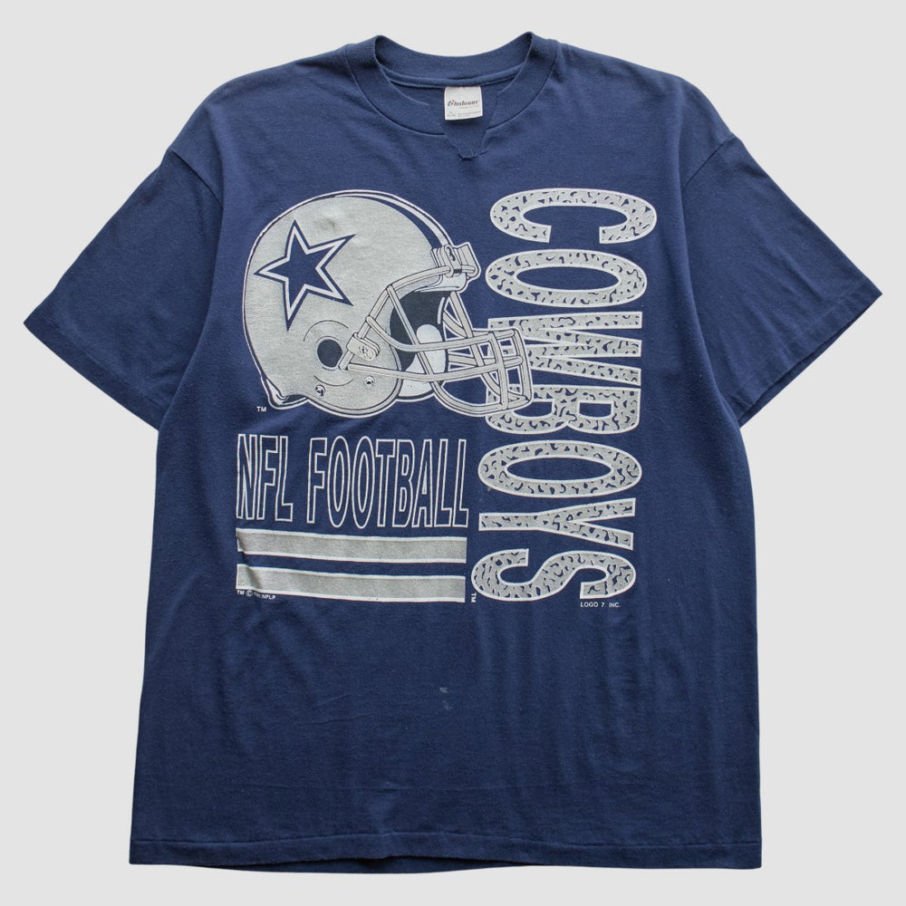 Dallas Cowboys Logo 7 1991 T-Shirt Navy Vintage