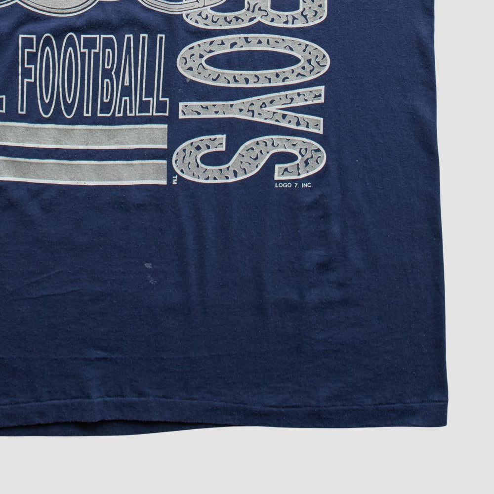 Dallas Cowboys Logo 7 1991 T-Shirt Navy Vintage