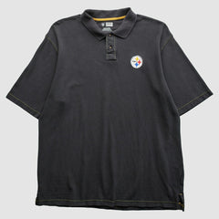 Pittsburgh Steelers 2010s Polo Black Vintage