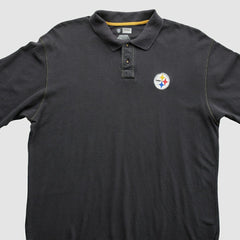 Pittsburgh Steelers 2010s Polo Black Vintage