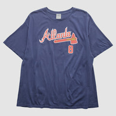 Atlanta Braves 2000s T-Shirt - Navy - XL by Fanatics Real Vintage T-shirts