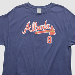 Atlanta Braves 2000s T-Shirt - Navy - XL by Fanatics Real Vintage T-shirts