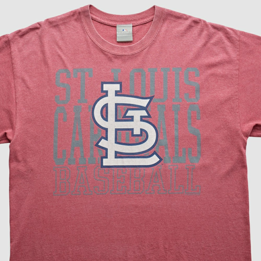 St. Louis Cardinals Genuine Merchandise 2000s T-Shirt - Red - L by Fanatics Real Vintage T-shirts