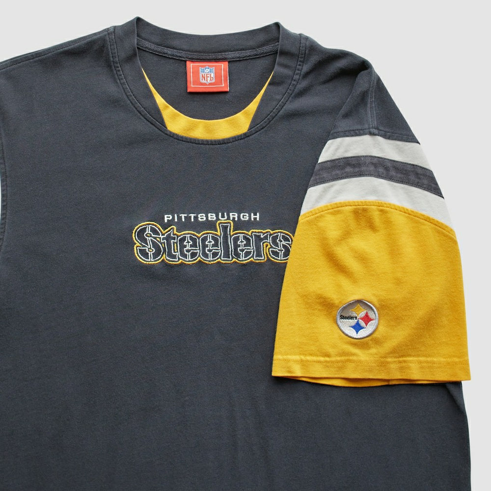 Pittsburgh Steelers NFL 2000s T-Shirt Black Vintage