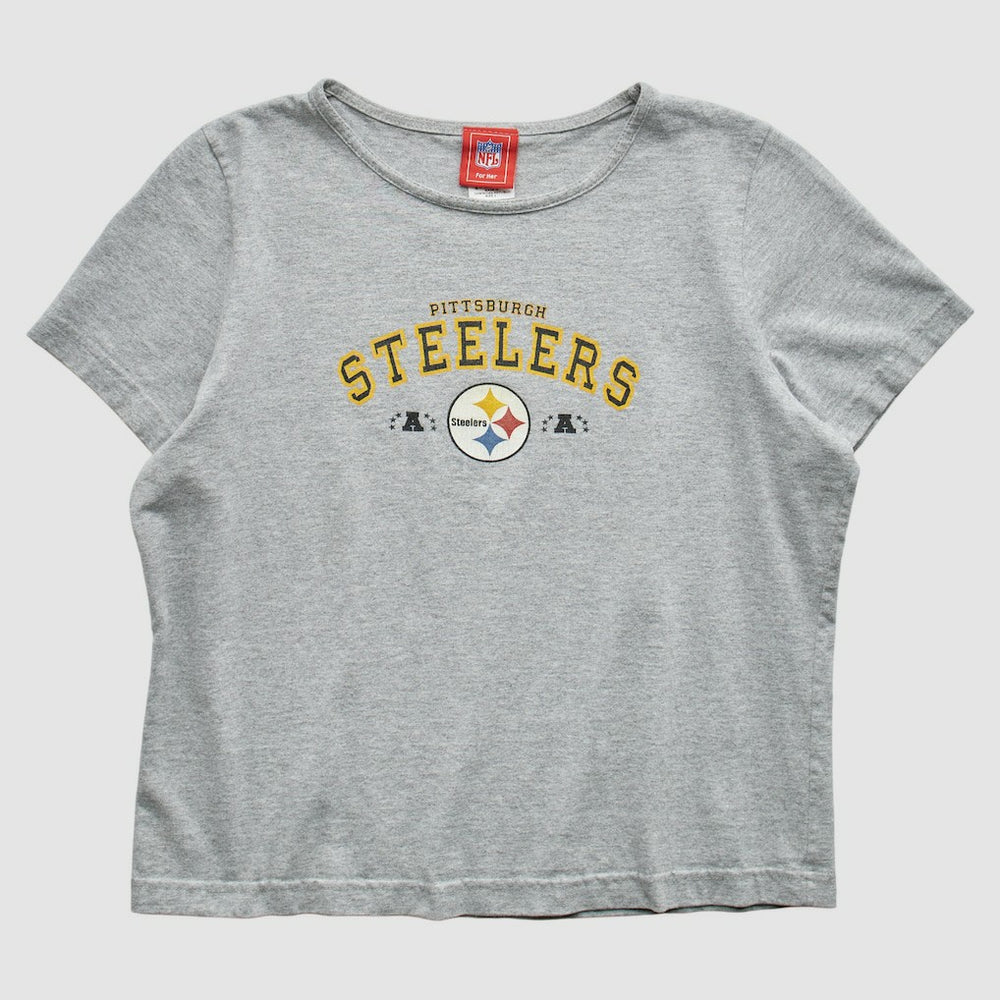 Pittsburgh Steelers NFL 2000s T-Shirt Gray Vintage