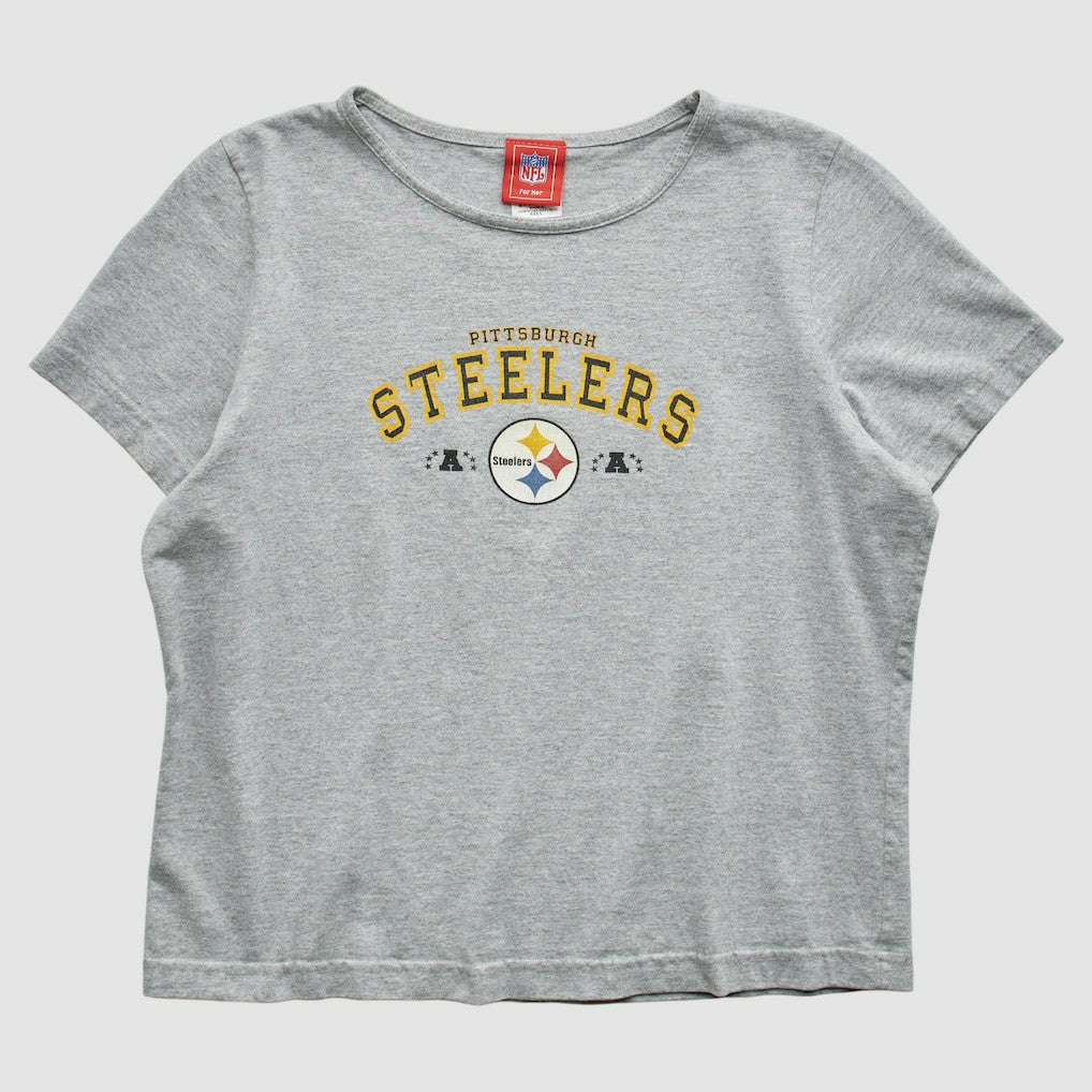 Pittsburgh Steelers NFL 2000s T-Shirt Gray Vintage