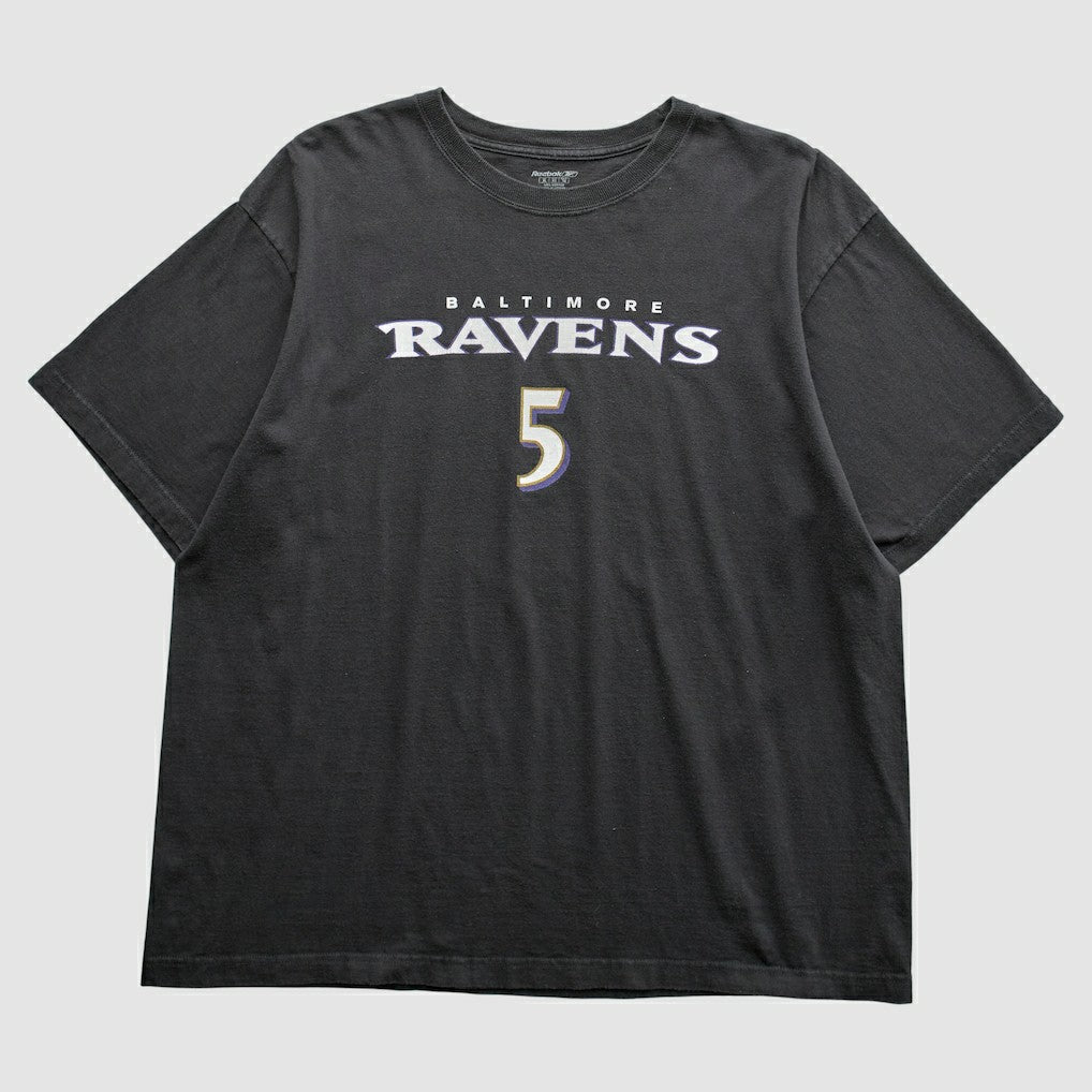 Baltimore Ravens Reebok 2008 T-Shirt Black Vintage