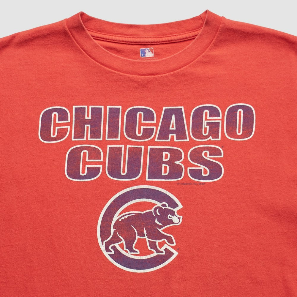 Chicago Cubs 2000s T-Shirt - Red - S by Fanatics Real Vintage T-shirts