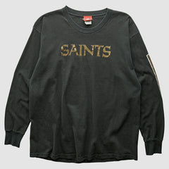 New Orleans Saints NFL 2000s T-Shirt Black Vintage
