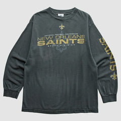 New Orleans Saints NFL 2000s T-Shirt Black Vintage