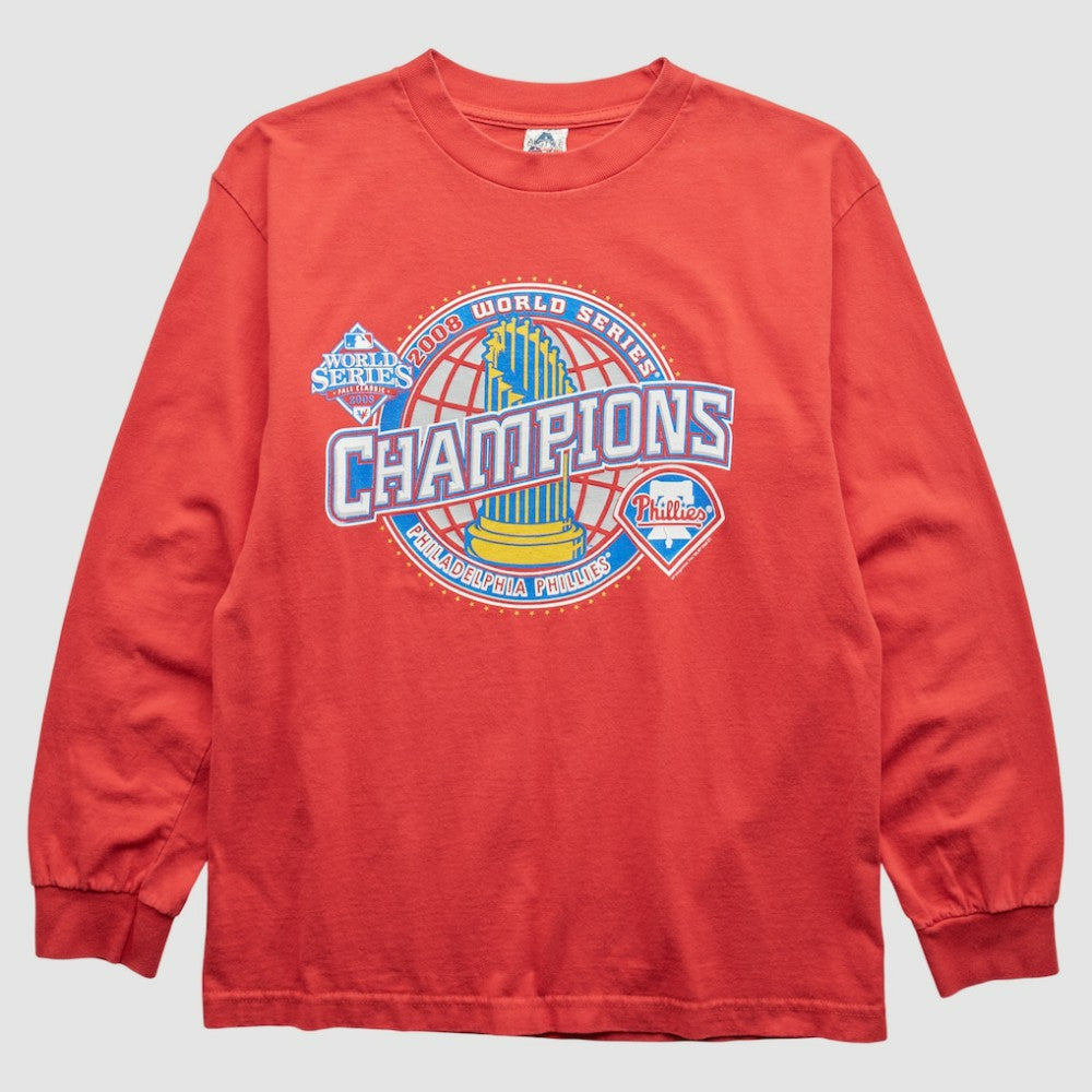 Philadelphia Phillies 2008 T-Shirt - Red - S by Fanatics Real Vintage T-shirts