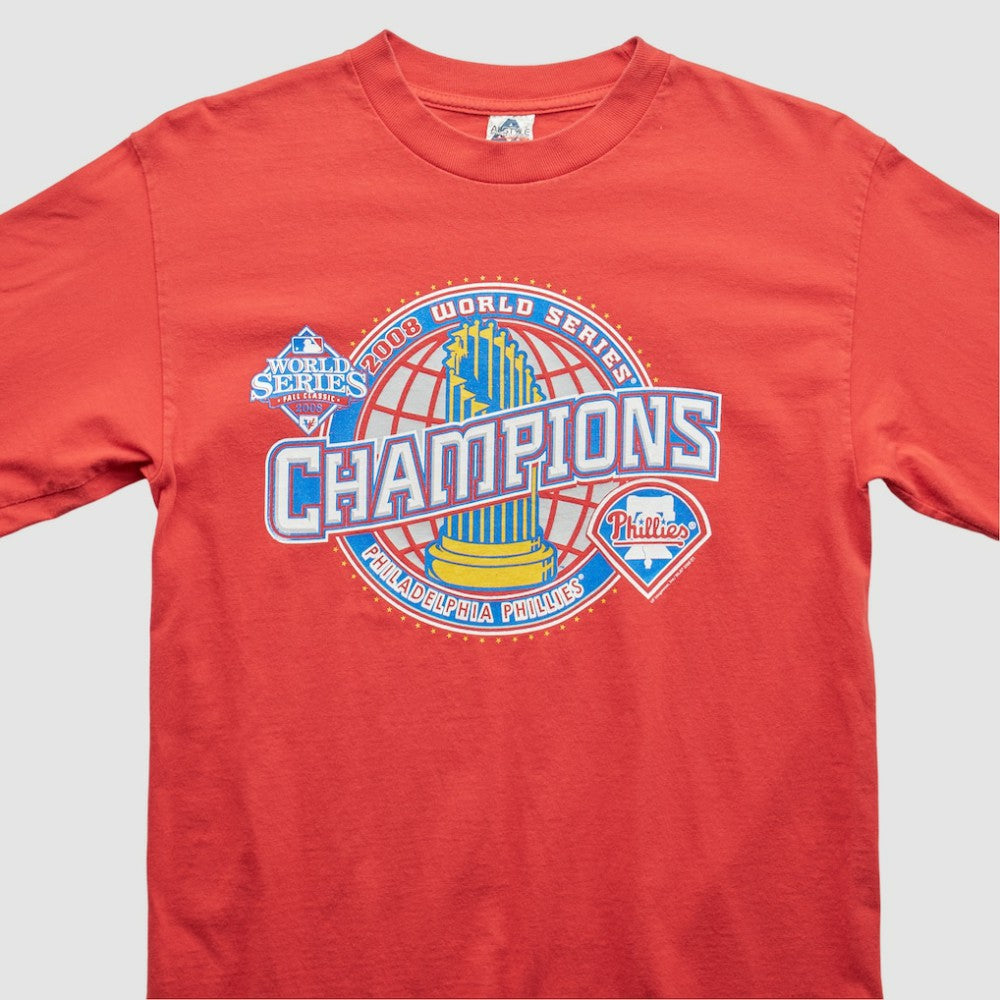 Philadelphia Phillies 2008 T-Shirt - Red - S by Fanatics Real Vintage T-shirts