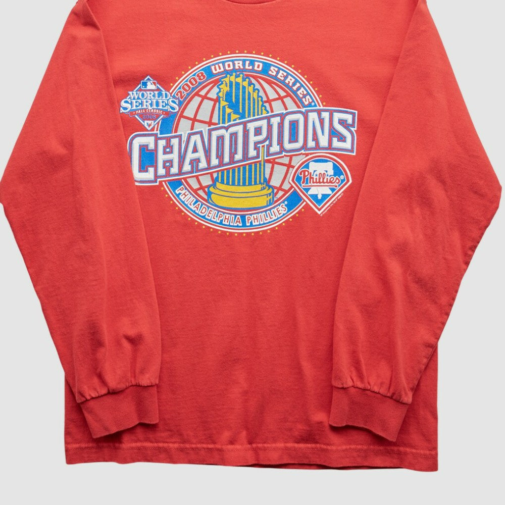 Philadelphia Phillies 2008 T-Shirt - Red - S by Fanatics Real Vintage T-shirts