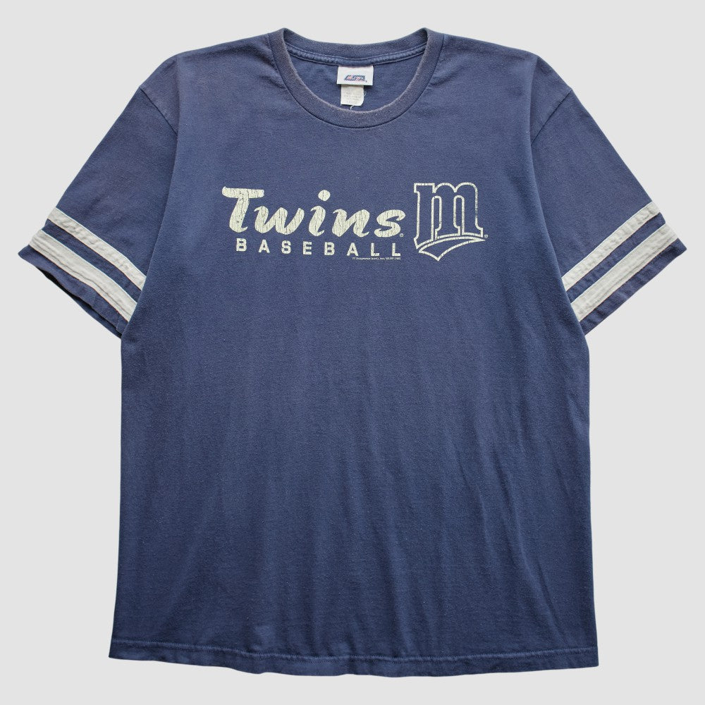 Minnesota Twins CSA 2002 T-Shirt - Blue - M by Fanatics Real Vintage T-shirts