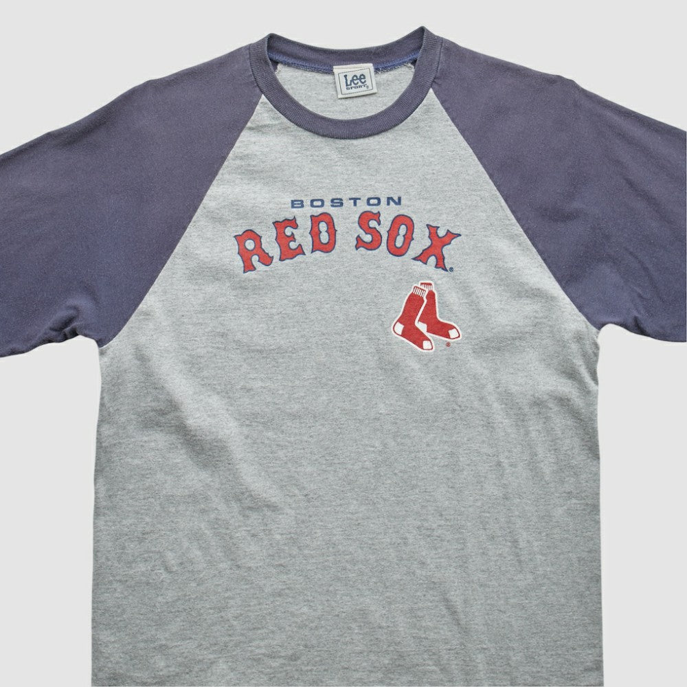 Boston Red Sox Lee Apparel 2000s T-Shirt - Gray - S by Fanatics Real Vintage T-shirts