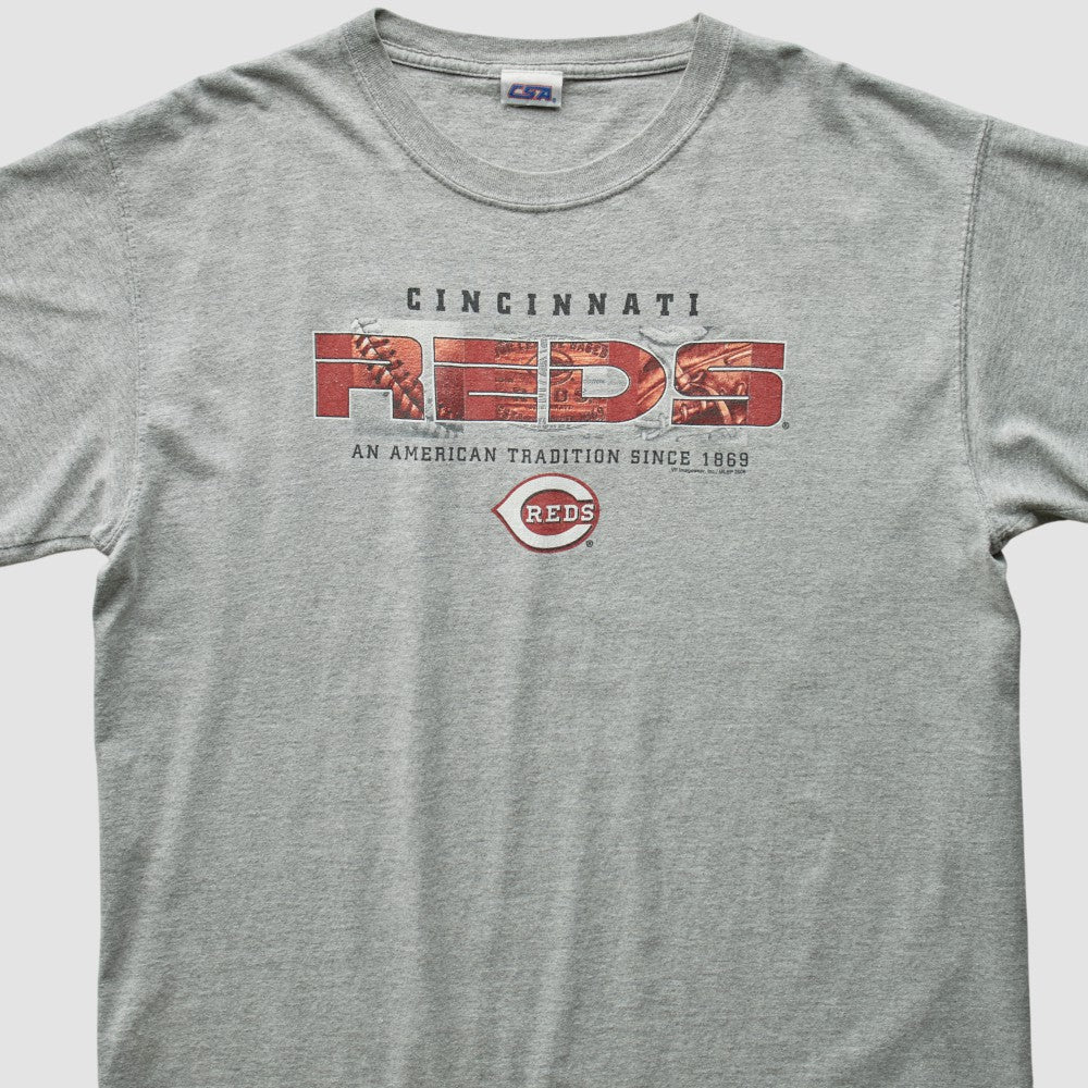 Cincinnati Reds CSA 2006 T-Shirt - Gray - M by Fanatics Real Vintage T-shirts