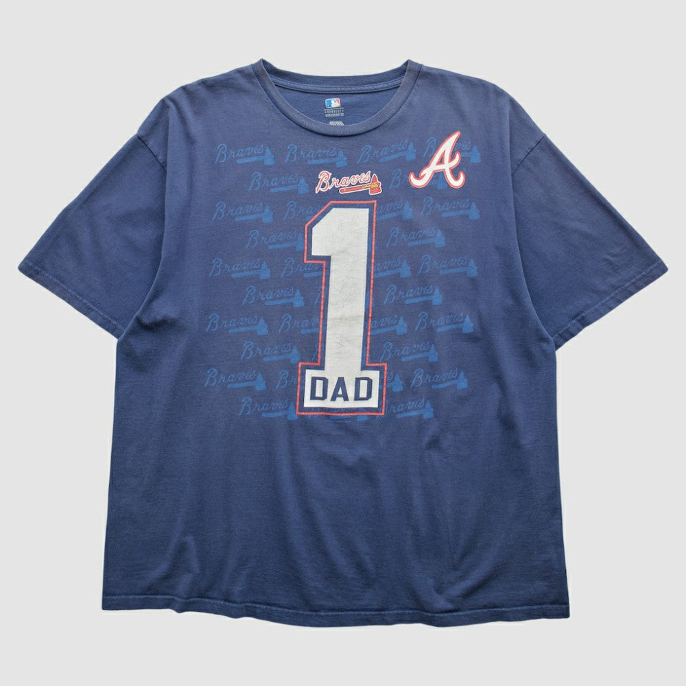Atlanta Braves 2010s T-Shirt - Blue - 3XL by Fanatics Real Vintage T-shirts