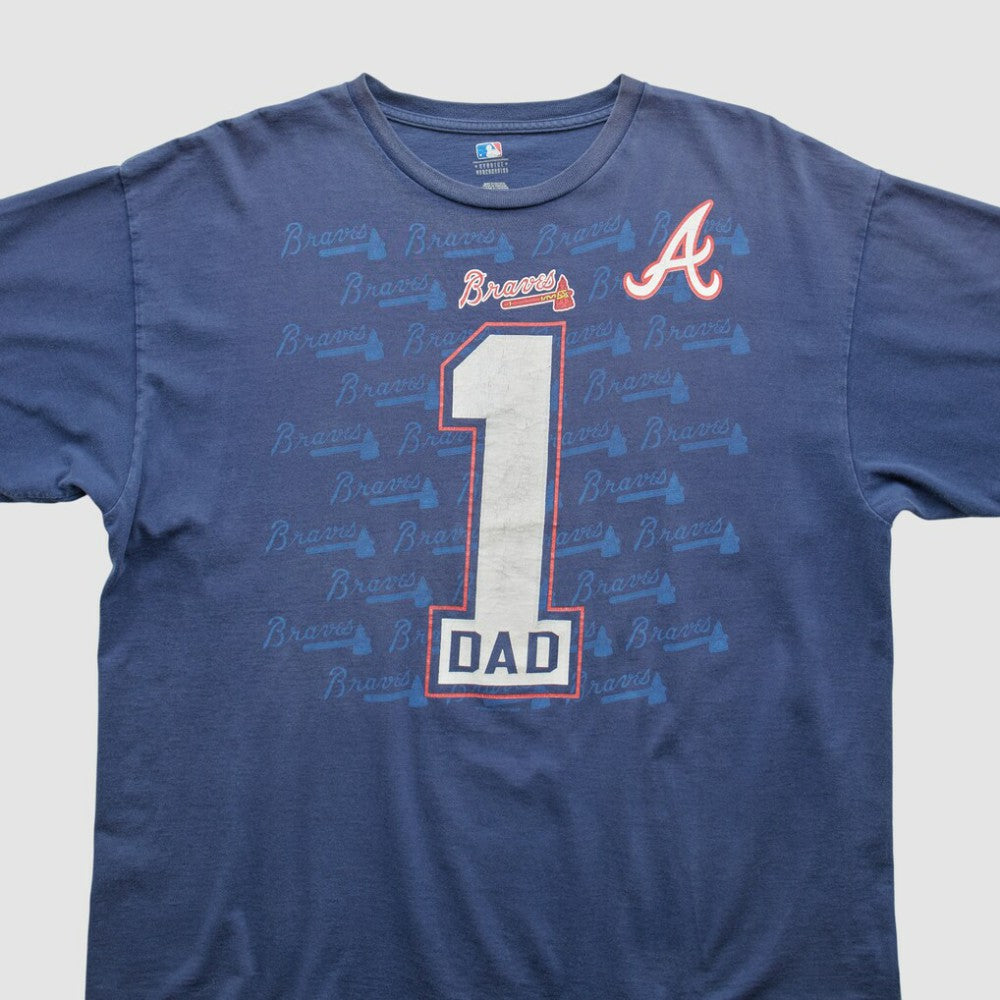 Atlanta Braves 2010s T-Shirt - Blue - 3XL by Fanatics Real Vintage T-shirts