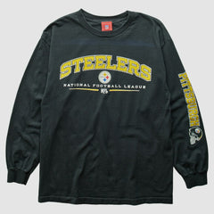 Pittsburgh Steelers NFL 2000s T-Shirt Black Vintage