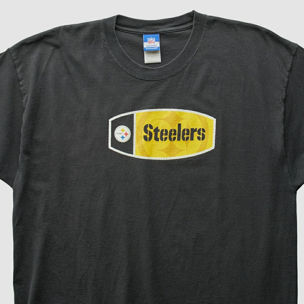 Pittsburgh Steelers Reebok 2000s T-Shirt Black Vintage