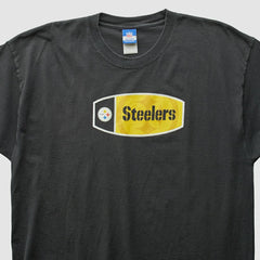 Pittsburgh Steelers Reebok 2000s T-Shirt Black Vintage