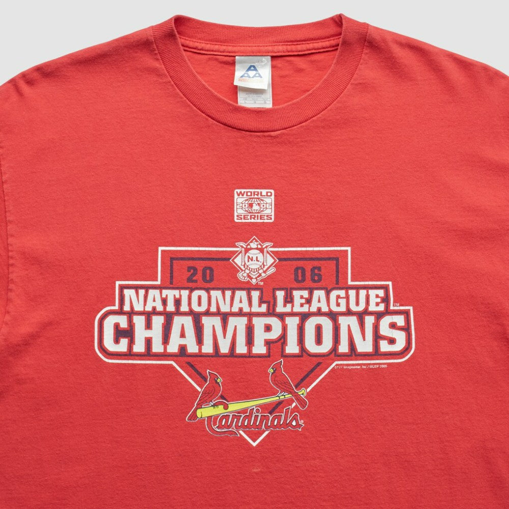 St. Louis Cardinals 2006 T-Shirt - Red - M by Fanatics Real Vintage T-shirts