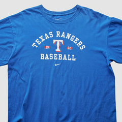 Texas Rangers Nike 2000s T-Shirt - Blue - XL by Fanatics Real Vintage T-shirts