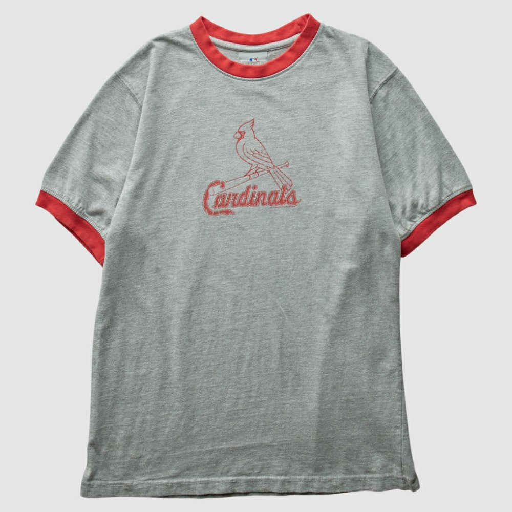 St. Louis Cardinals Genuine Merchandise 2008 T-Shirt - Heather Gray - S by Fanatics Real Vintage T-shirts