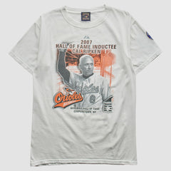 Baltimore Orioles Majestic Cooperstown Collection 2007 T-Shirt - White - M by Fanatics Real Vintage T-shirts