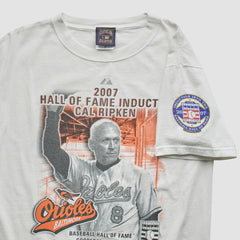 Baltimore Orioles Majestic Cooperstown Collection 2007 T-Shirt - White - M by Fanatics Real Vintage T-shirts