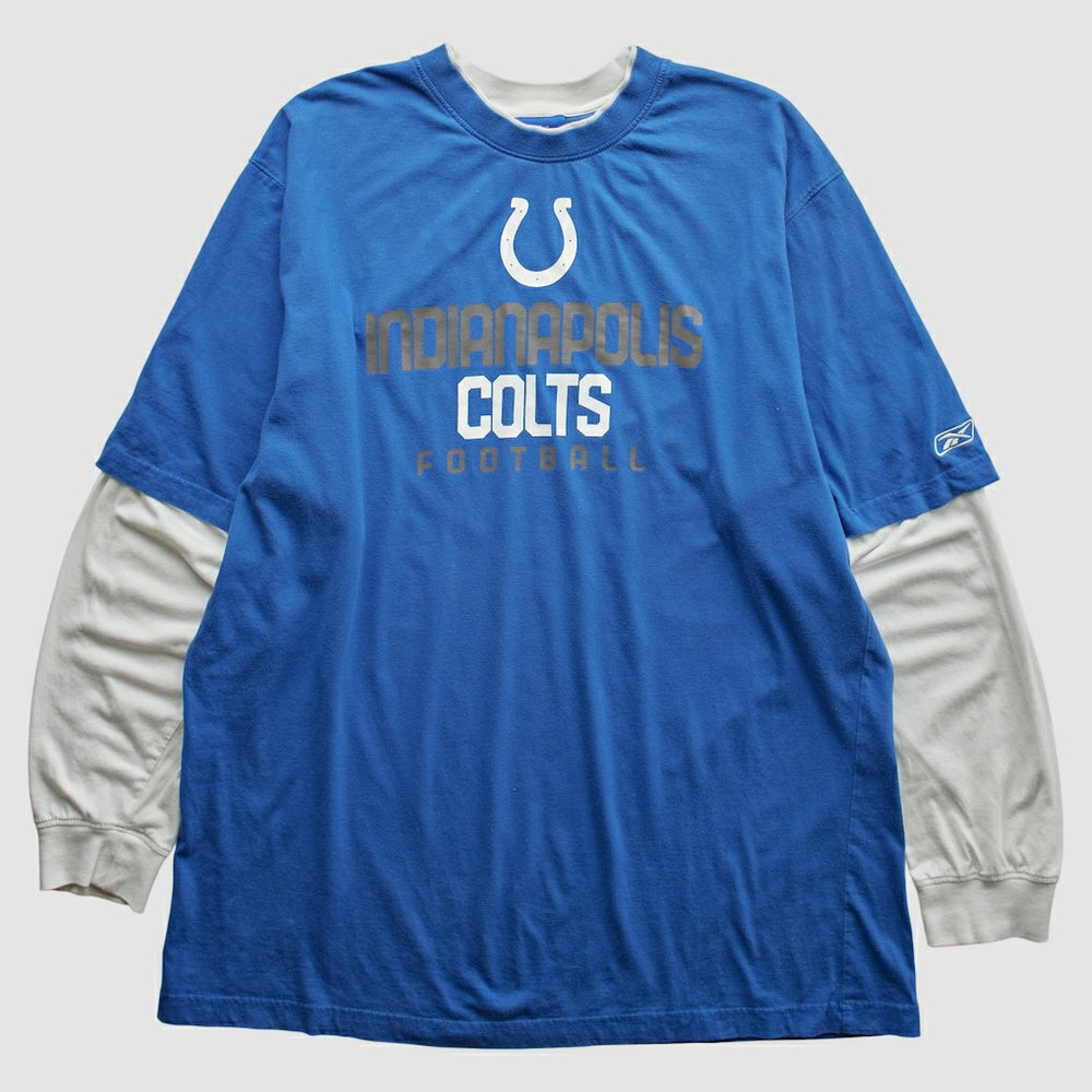 Indianapolis Colts Reebok 2000s T-Shirt Blue Vintage