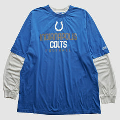 Indianapolis Colts Reebok 2000s T-Shirt Blue Vintage