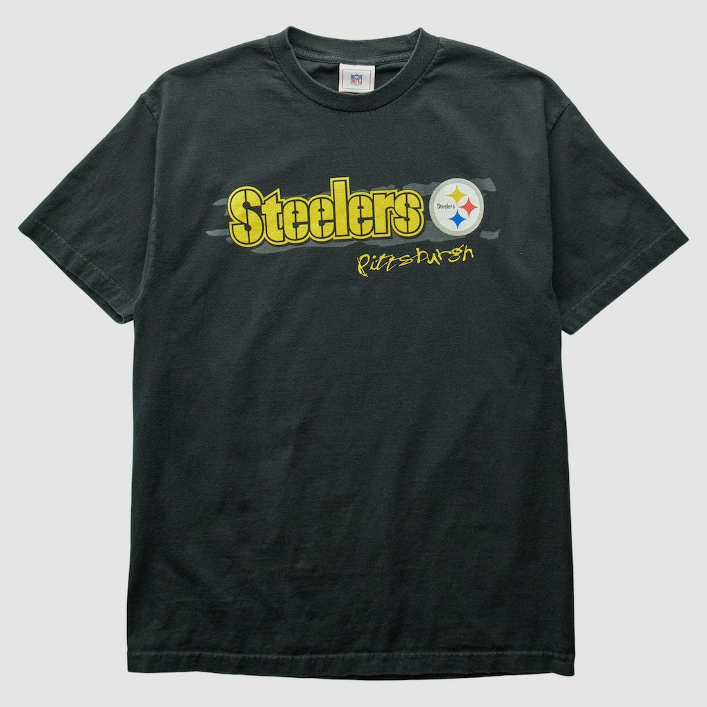 Pittsburgh Steelers NFL 2000s T-Shirt Black Vintage