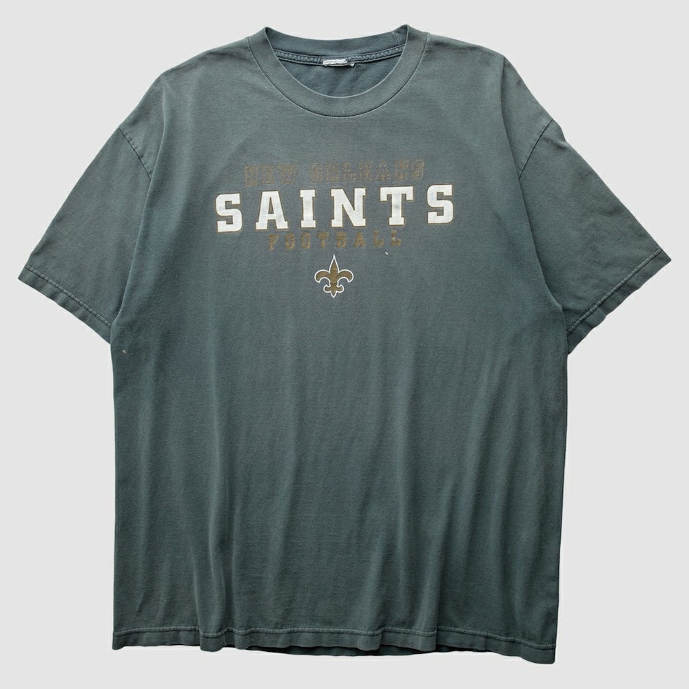 New Orleans Saints 2000s T-Shirt Gray Vintage
