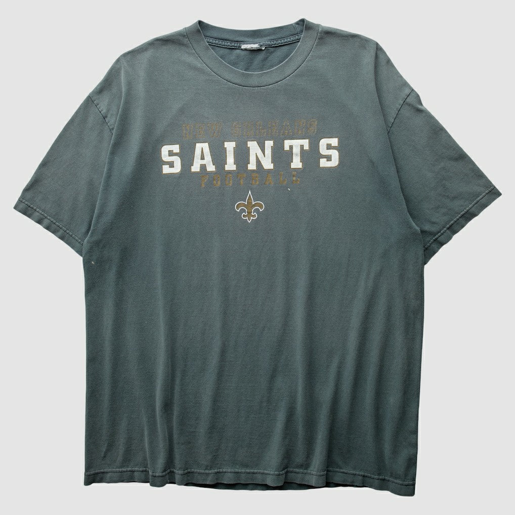 New Orleans Saints 2000s T-Shirt Gray Vintage