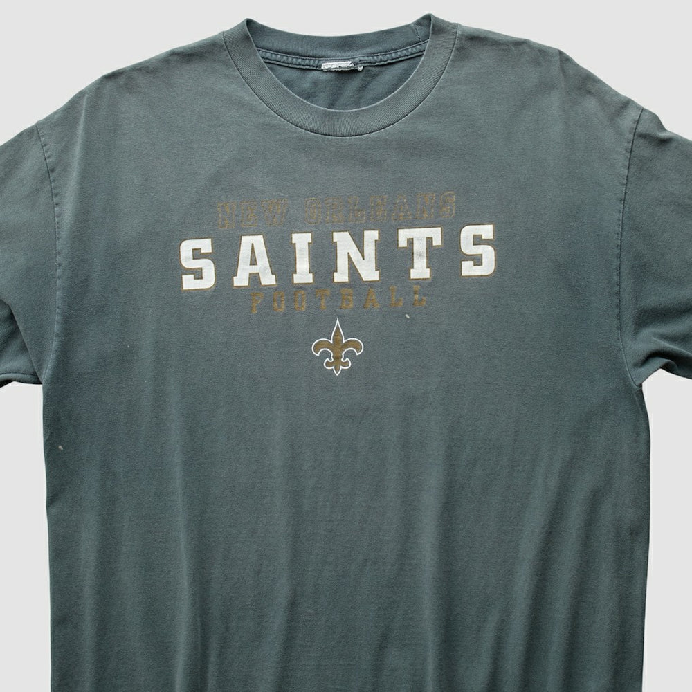 New Orleans Saints 2000s T-Shirt Gray Vintage