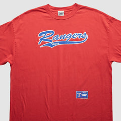 Texas Rangers Lee Apparel 2000s T-Shirt - Red - 2XL by Fanatics Real Vintage T-shirts