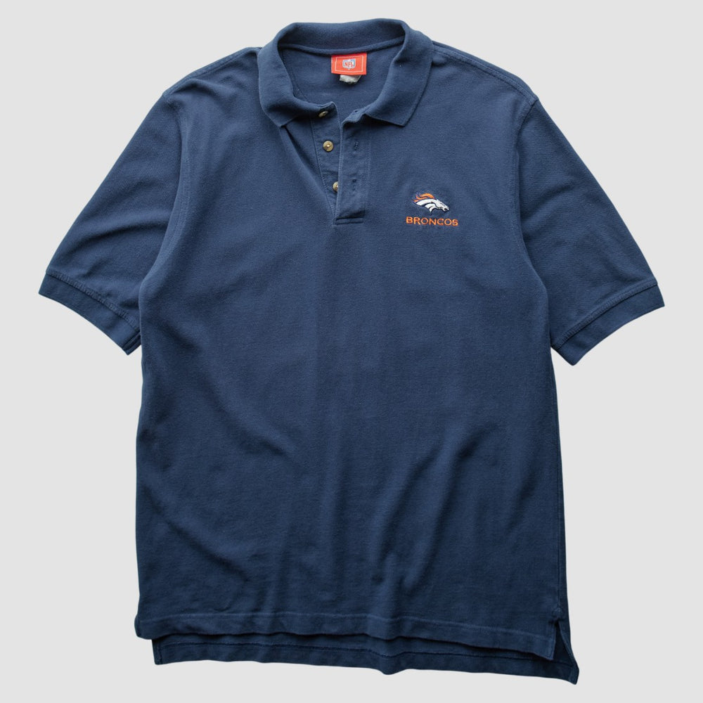 Denver Broncos NFL 2000s Polo Navy Vintage