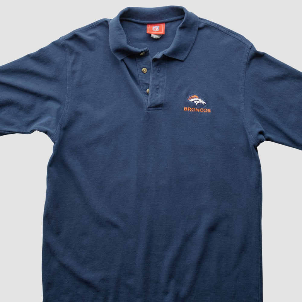 Denver Broncos NFL 2000s Polo Navy Vintage