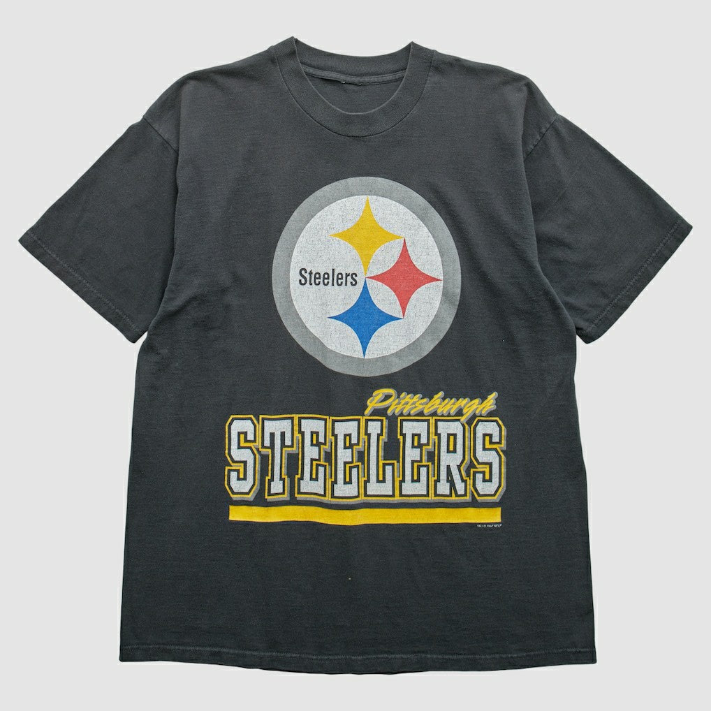 Pittsburgh Steelers 1997 T-Shirt Black Vintage