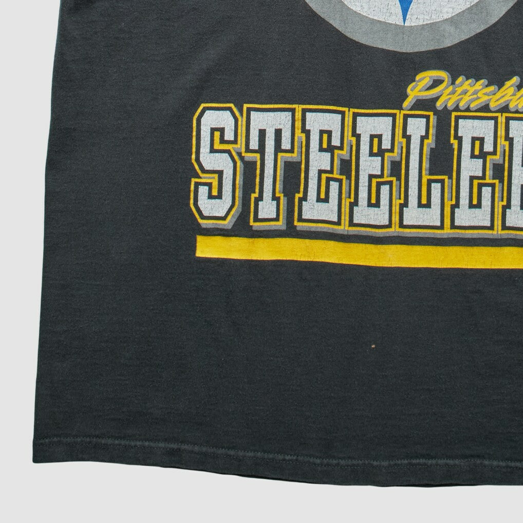 Pittsburgh Steelers 1997 T-Shirt Black Vintage