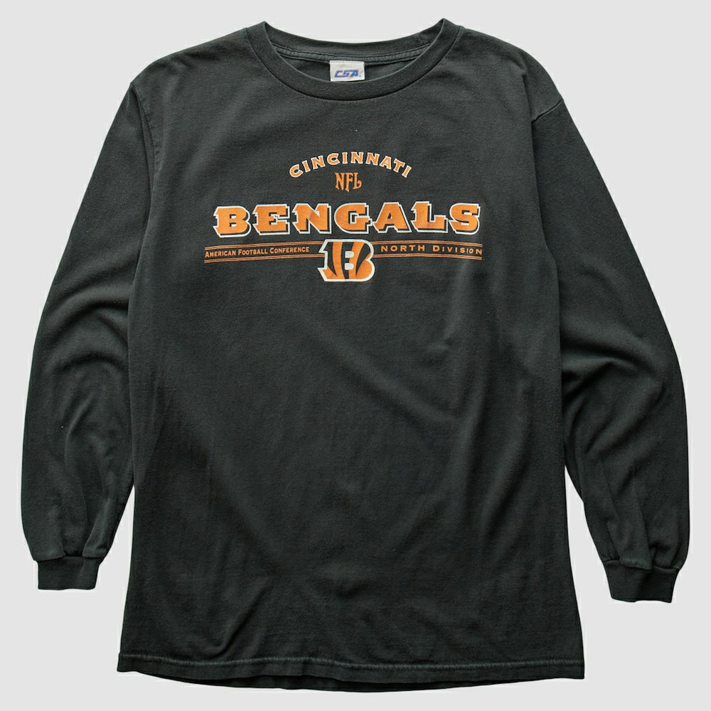 Cincinnati Bengals CSA 2000s T-Shirt Black Vintage