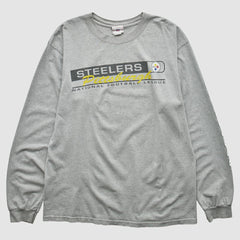 Pittsburgh Steelers 2000s T-Shirt Gray Vintage